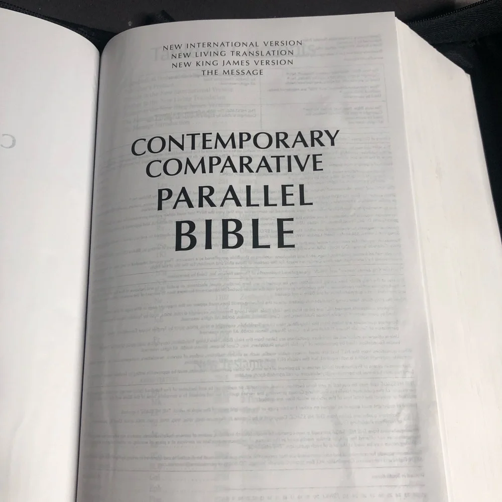 Contemporary Comparative Parallel Bible published by Zondervan